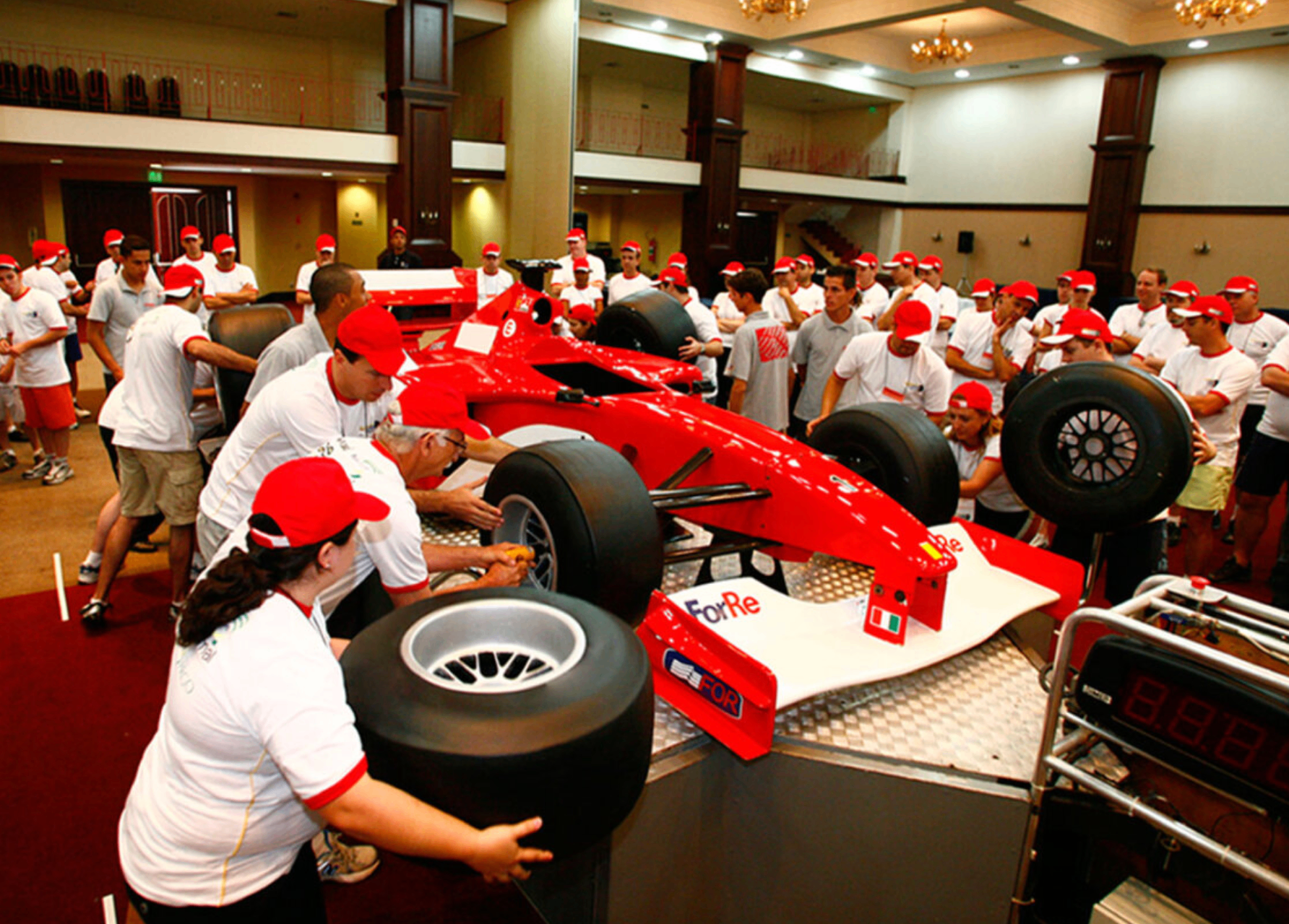 Equipe no Pit Stop