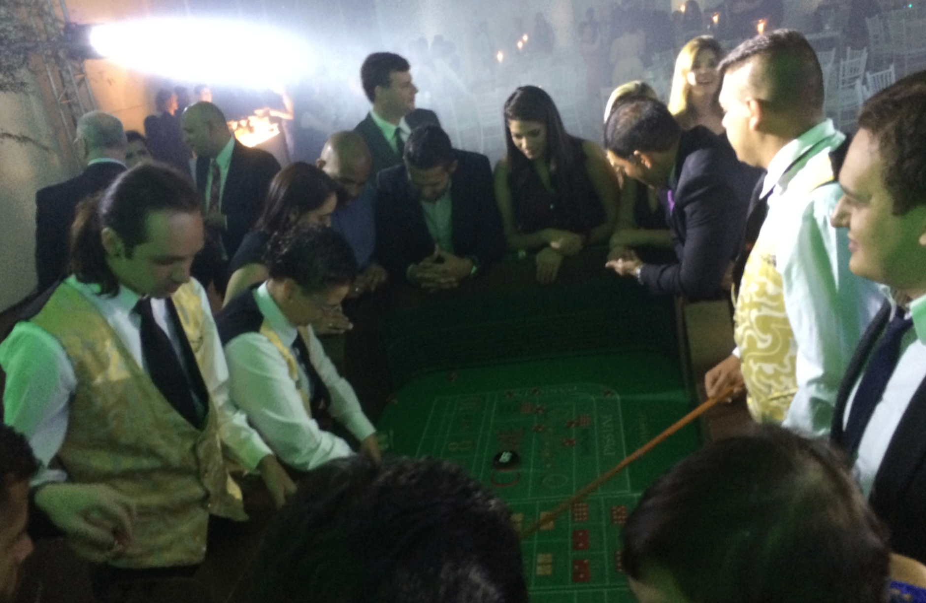Festa temática cassino - craps