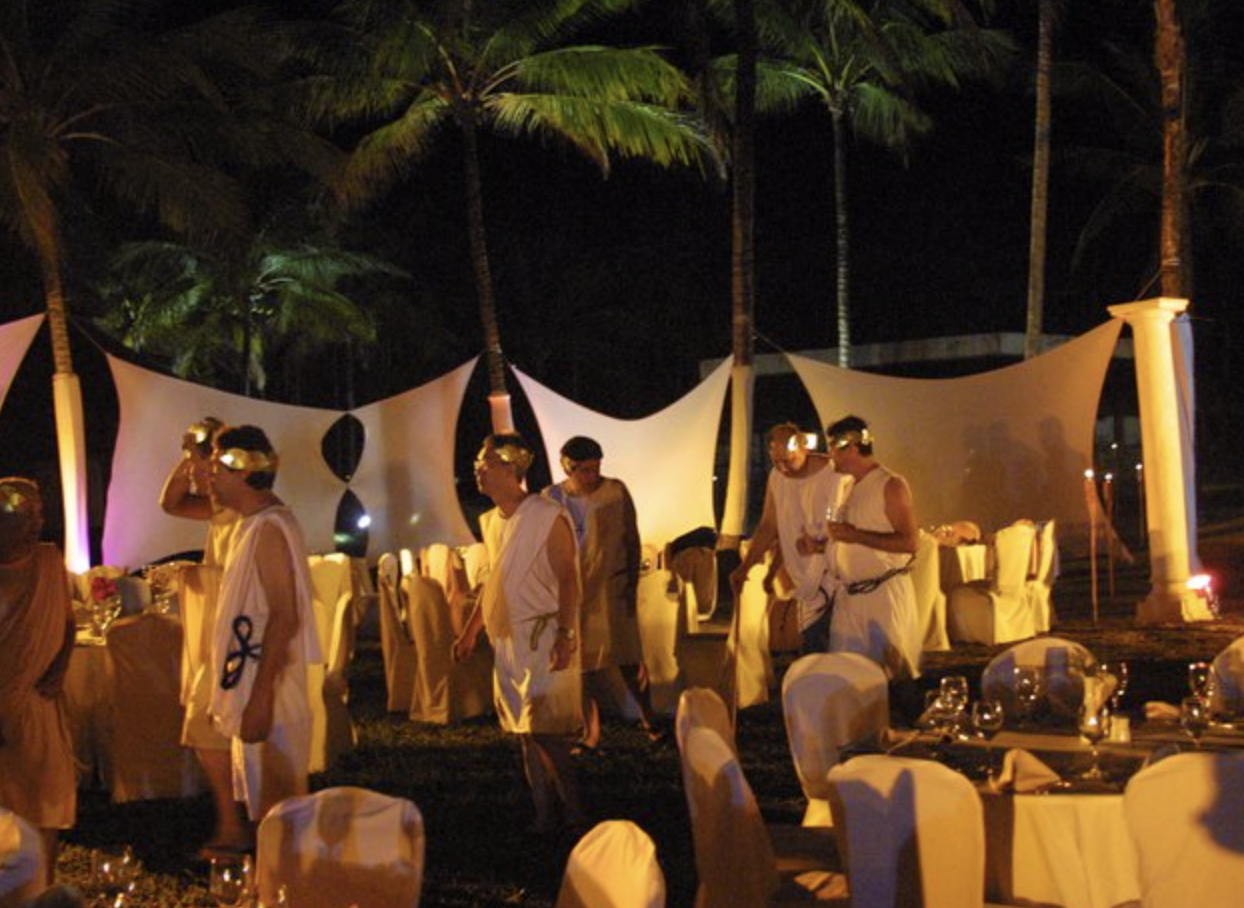 Festa temática Grécia - praia 2