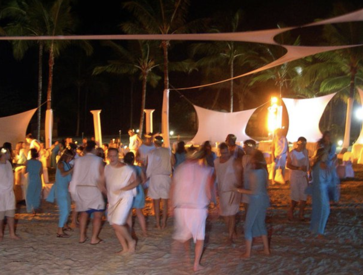 Festa temática Grécia - praia