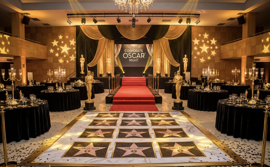 Festa temática Corporate Oscar Night