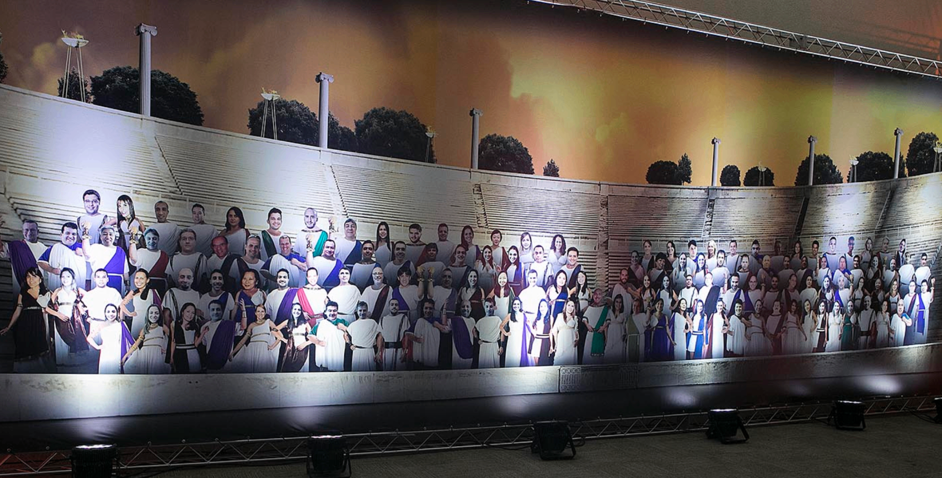 Mural romano decorativo